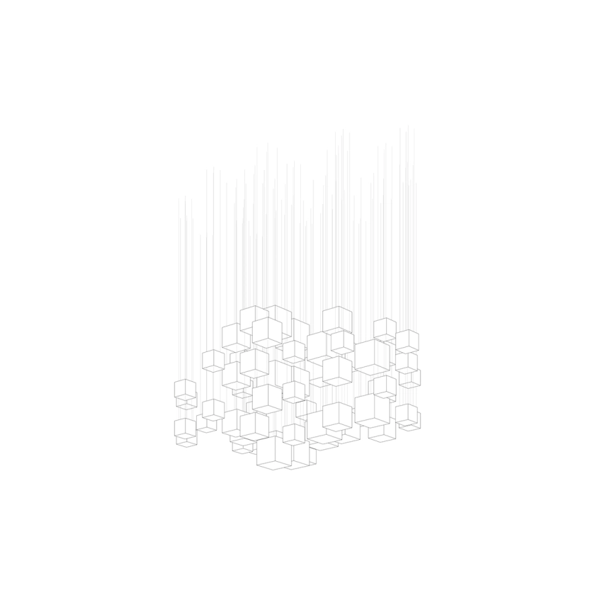 PixelMatrix Crystal  Customize Chandelier
