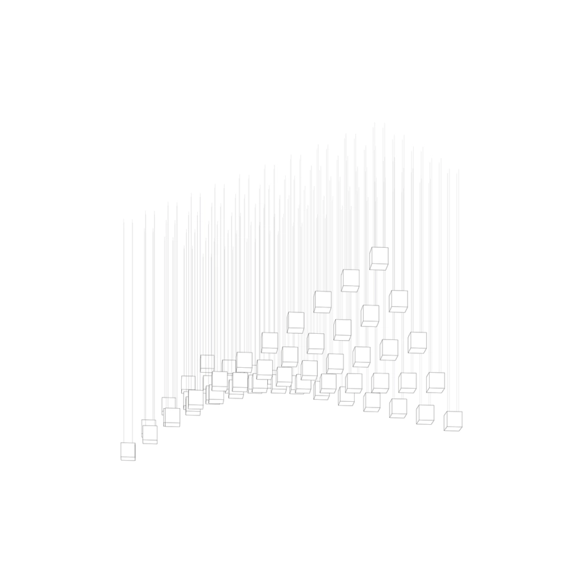 PixelMatrix Crystal  Customize Chandelier
