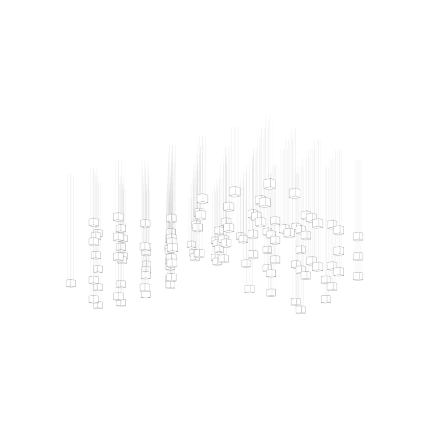 PixelMatrix Crystal  Customize Chandelier