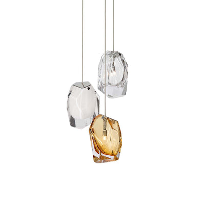 Crag Crystal Rock Cluster Pendant Light