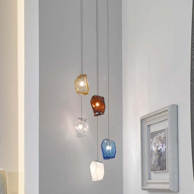 Crag Crystal Rock Cluster Pendant Light