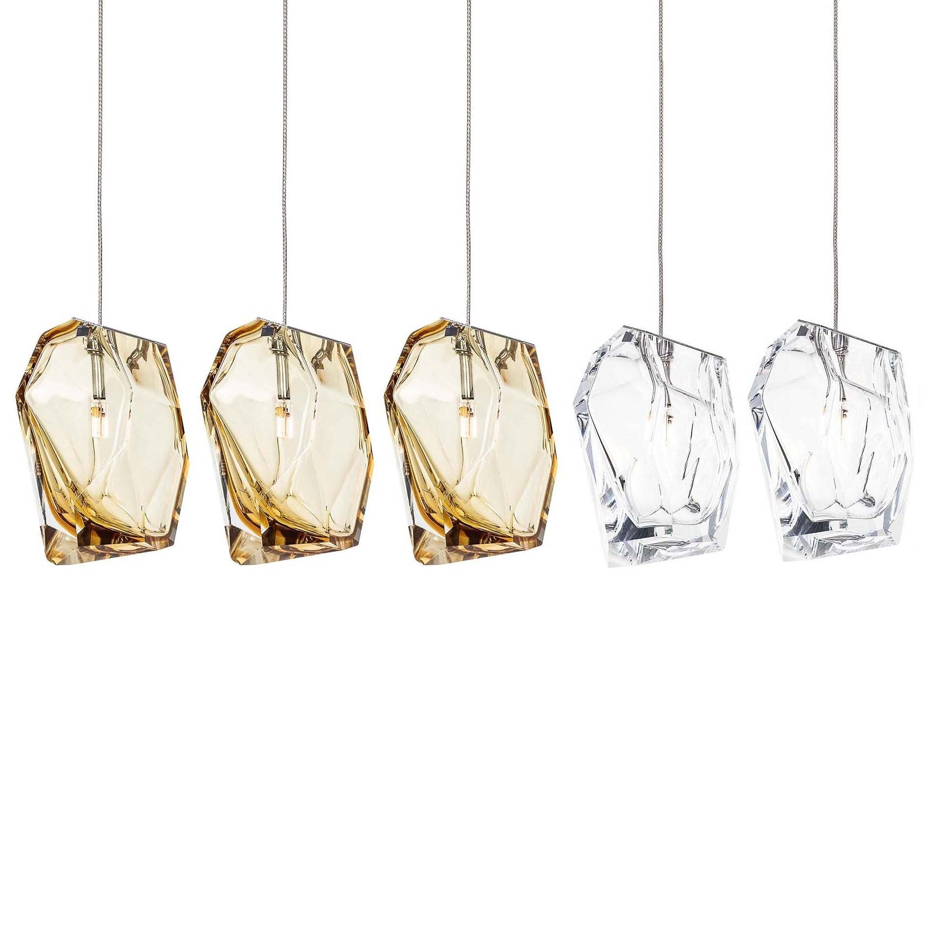 Crag Crystal Rock Cluster Pendant Light