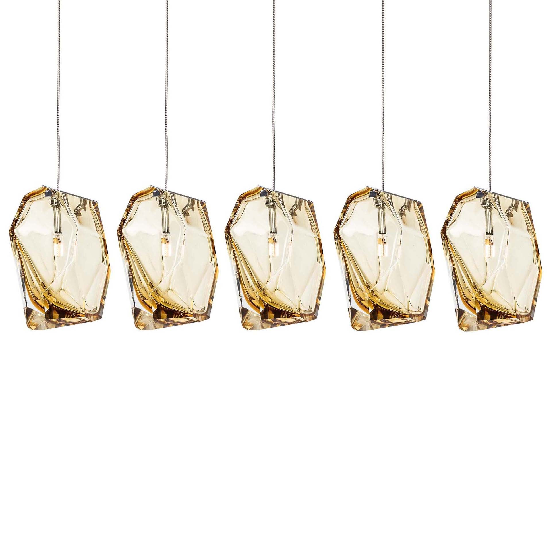Crag Crystal Rock Cluster Pendant Light