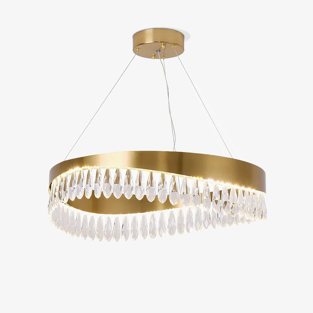 Cana Chandelier Crystal Ring LED Polished