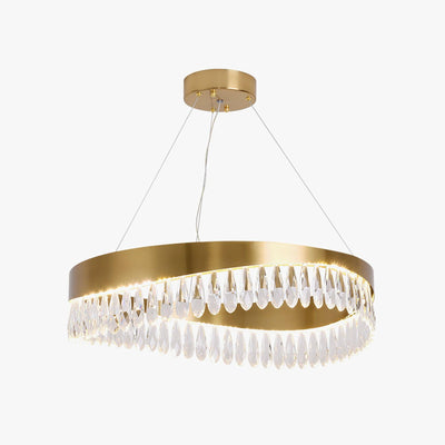 Cana Chandelier Crystal Ring LED Polished