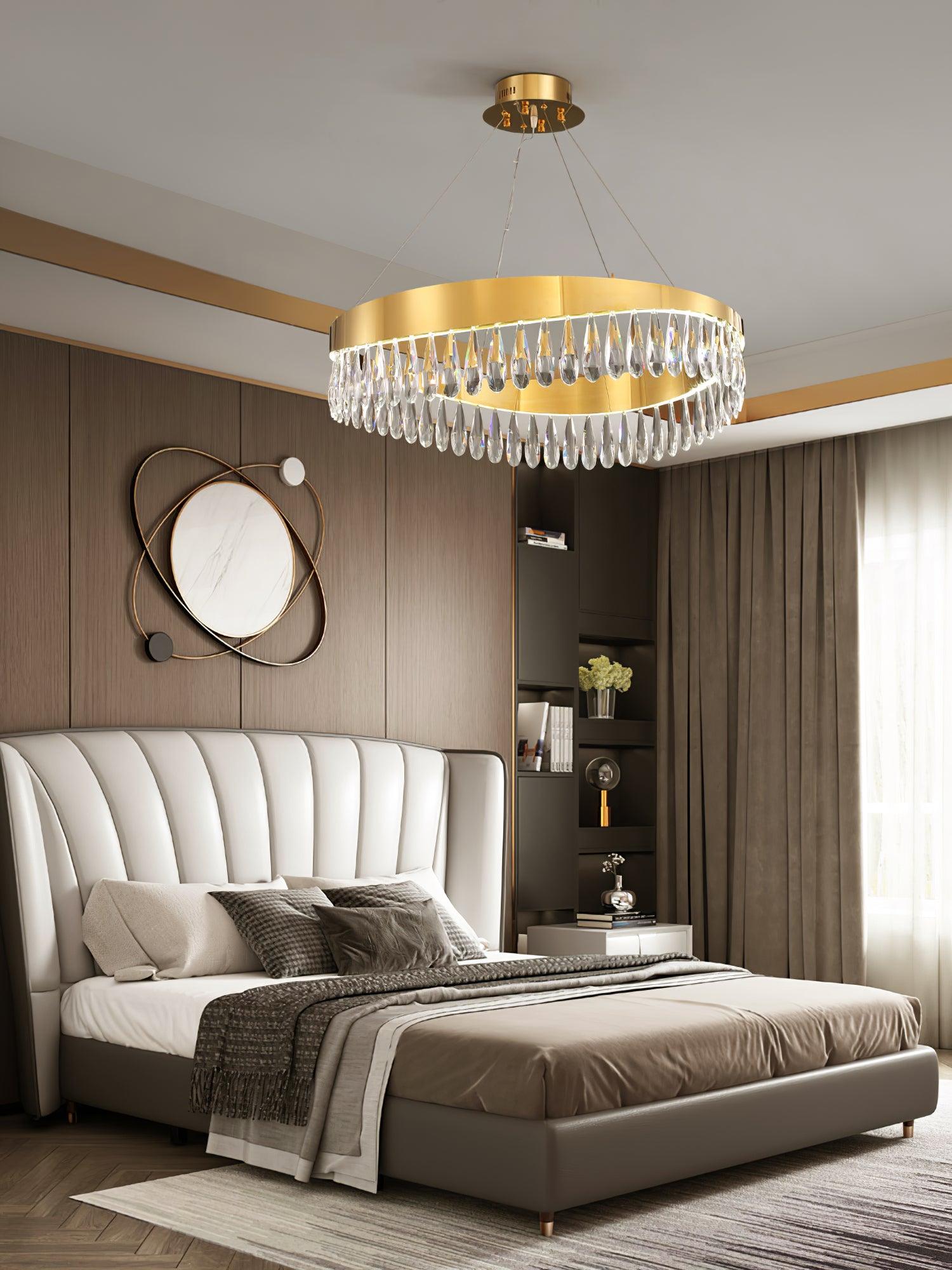 Cana Chandelier Crystal Ring LED Polished