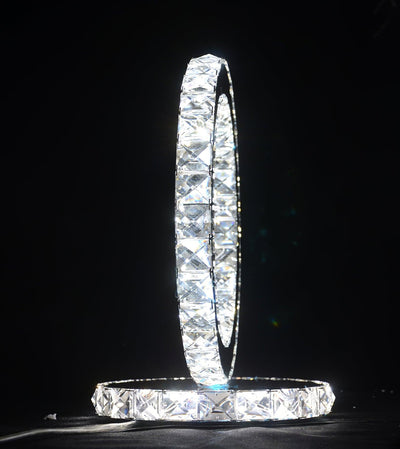 Ivor Crystal Rings Table Lamp
