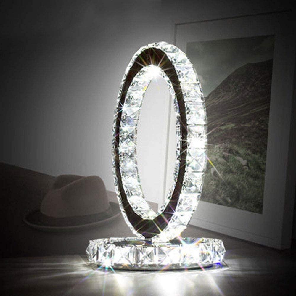 Ivor Crystal Rings Table Lamp