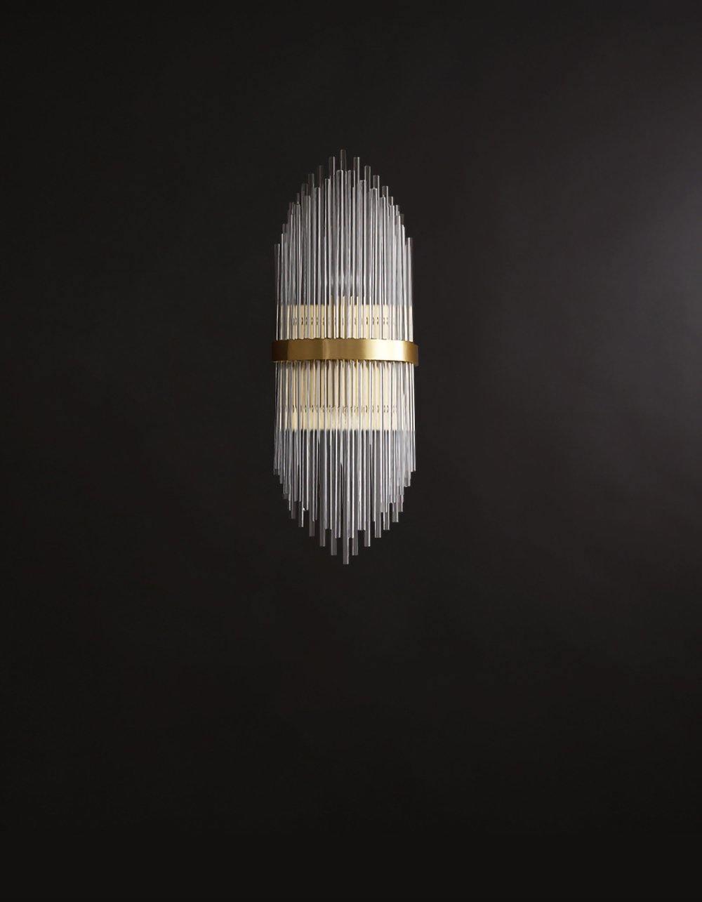 Greshen Postmodern Luxury Crystal Wall Lamp