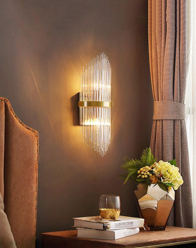 Greshen Postmodern Luxury Crystal Wall Lamp