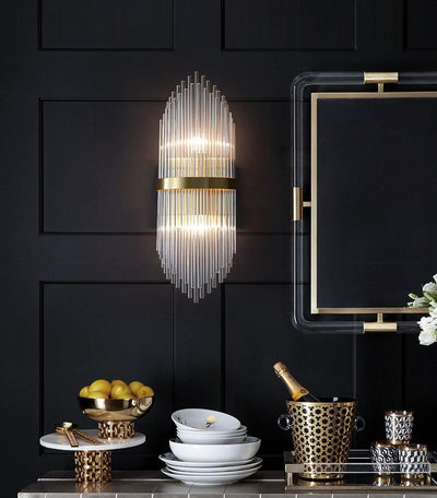 Greshen Postmodern Luxury Crystal Wall Lamp