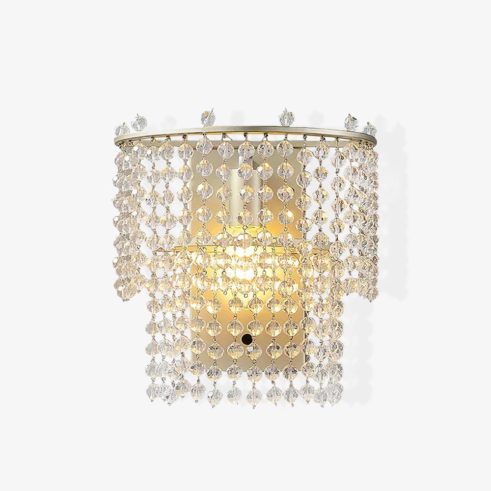 Cyranise Crystal Waterfall Wall Light