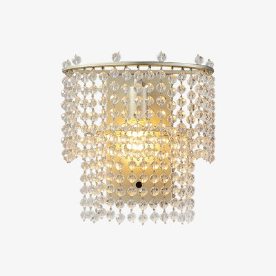 Cyranise Crystal Waterfall Wall Light