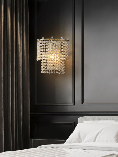 Cyranise Crystal Waterfall Wall Light