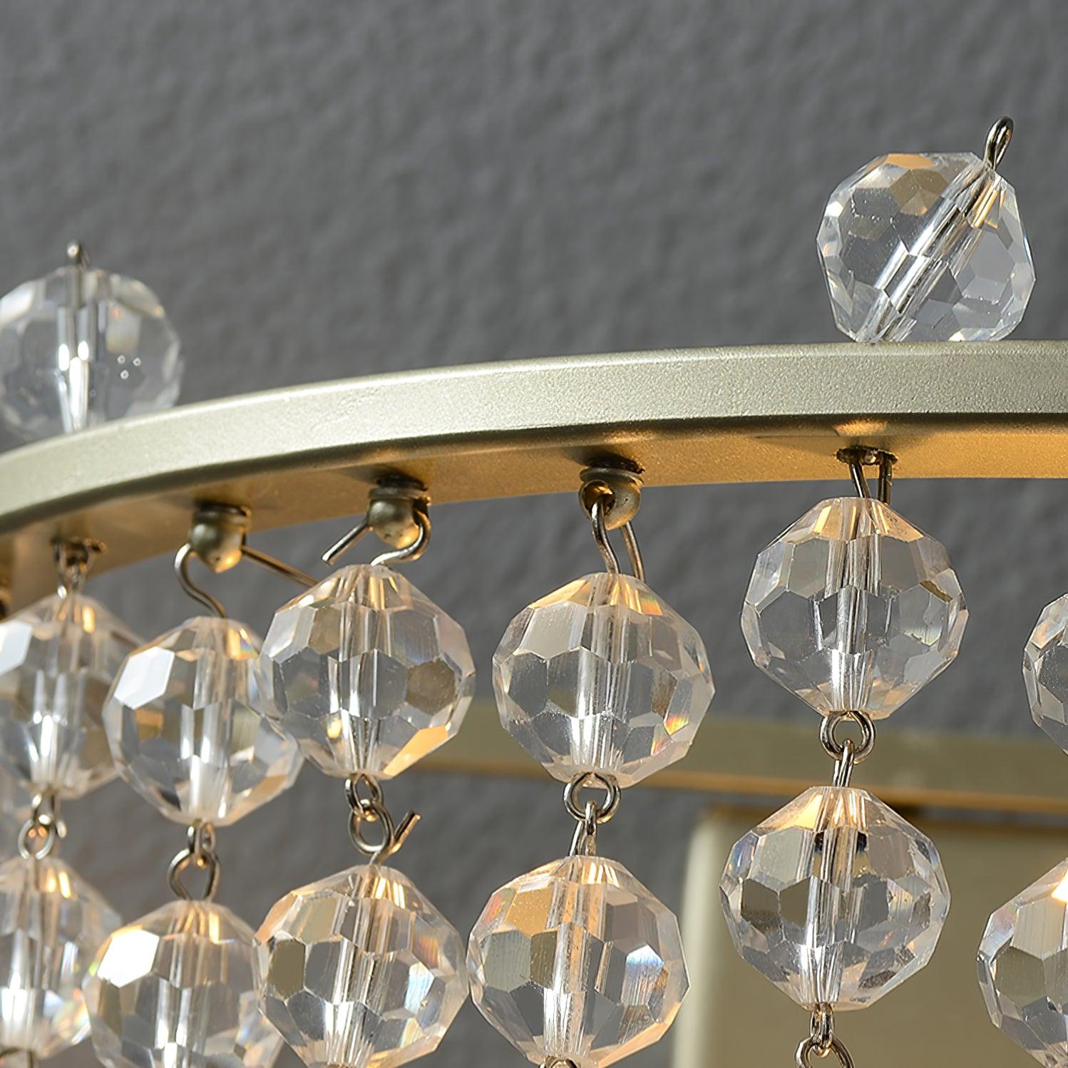 Cyranise Crystal Waterfall Wall Light