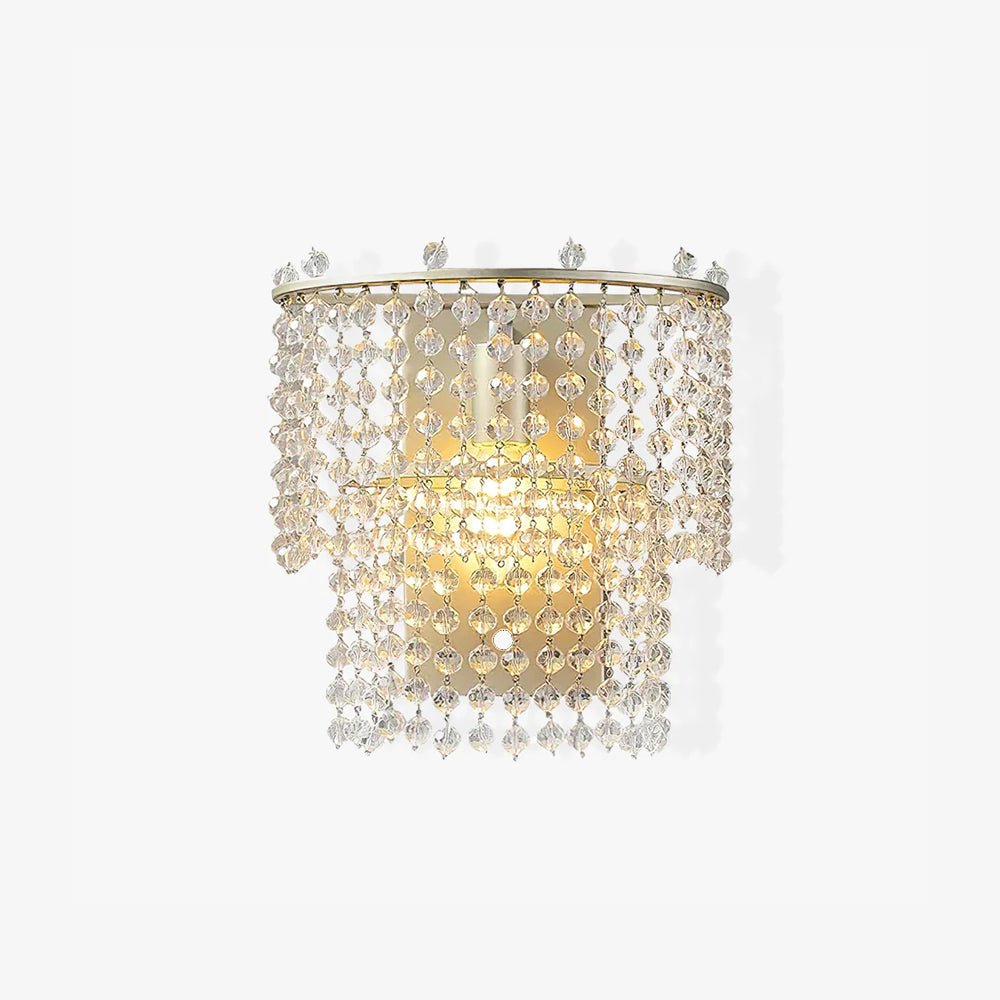 Cyranise Crystal Waterfall Wall Light