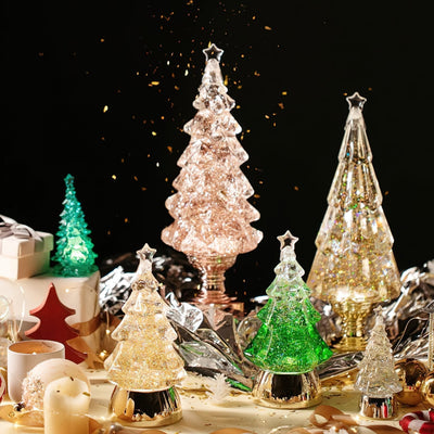 Crystal Xmas Tree Table Lamp (built-in battery)