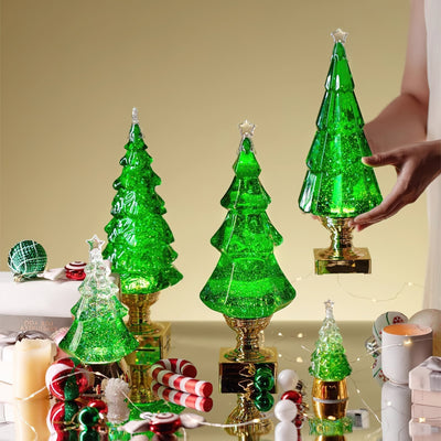 Crystal Xmas Tree Table Lamp (built-in battery)