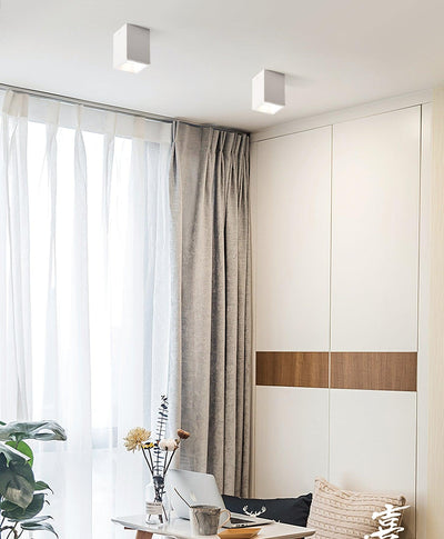 Orelaniella Ceiling Light Cube Square Black Spotlight