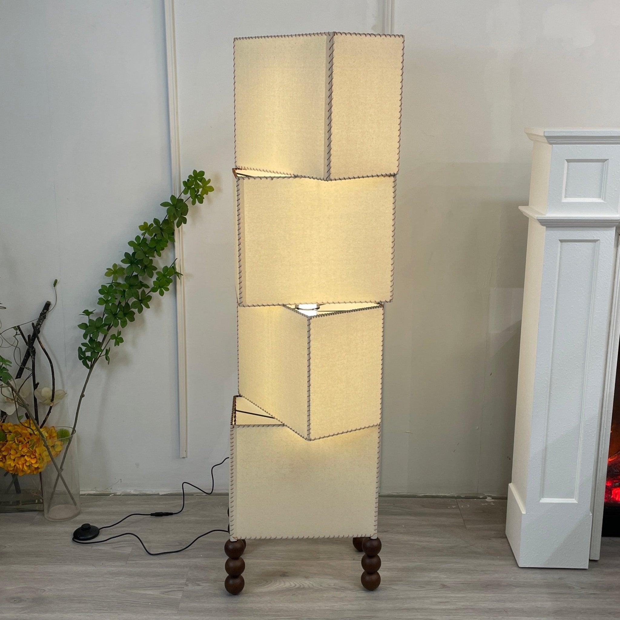 Kian Modern Fabric Floor Lamp