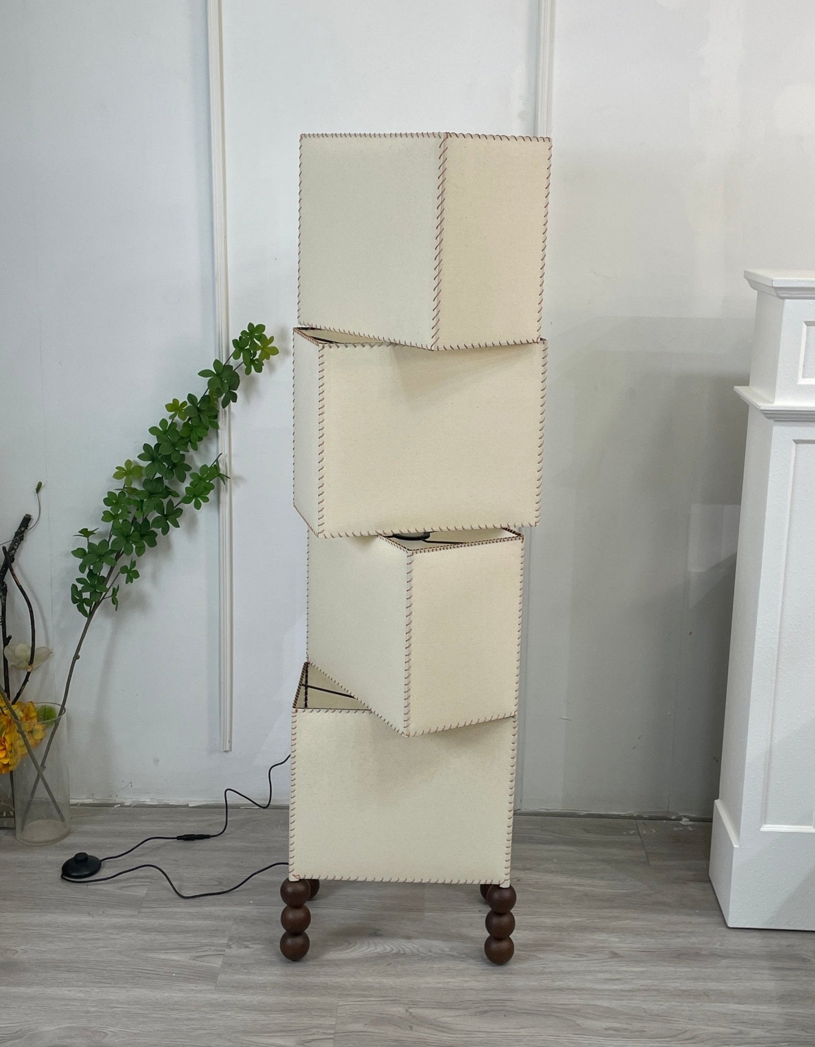Kian Modern Fabric Floor Lamp