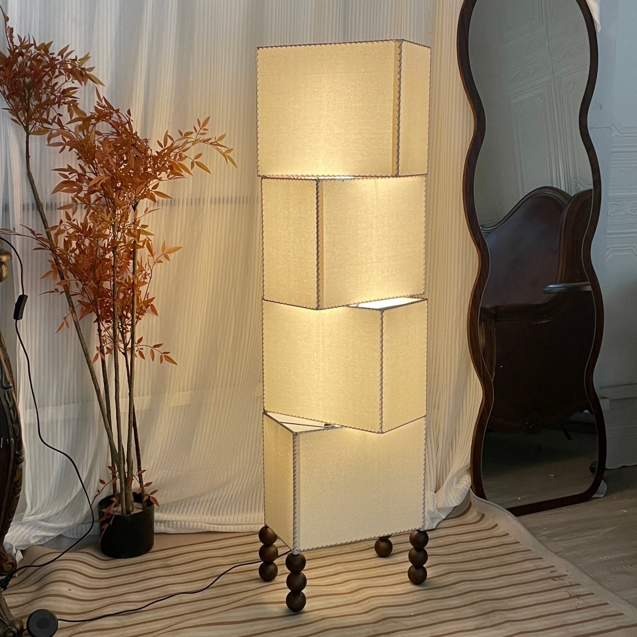 Kian Modern Fabric Floor Lamp