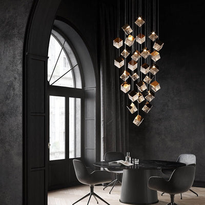 Prismatic Vapor Chandelier