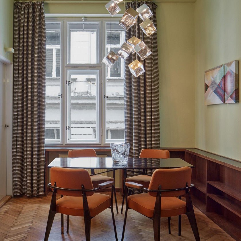 Prismatic Vapor Chandelier