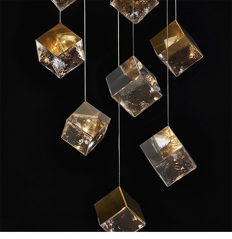 Prismatic Vapor Chandelier