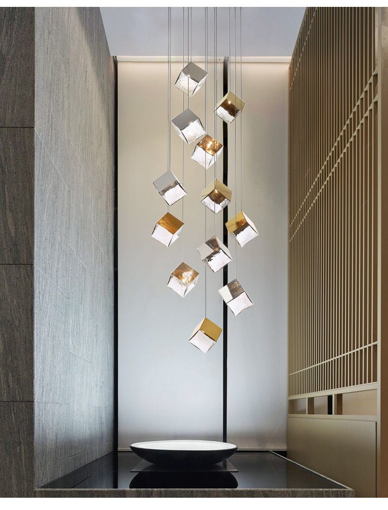 Prismatic Vapor Chandelier