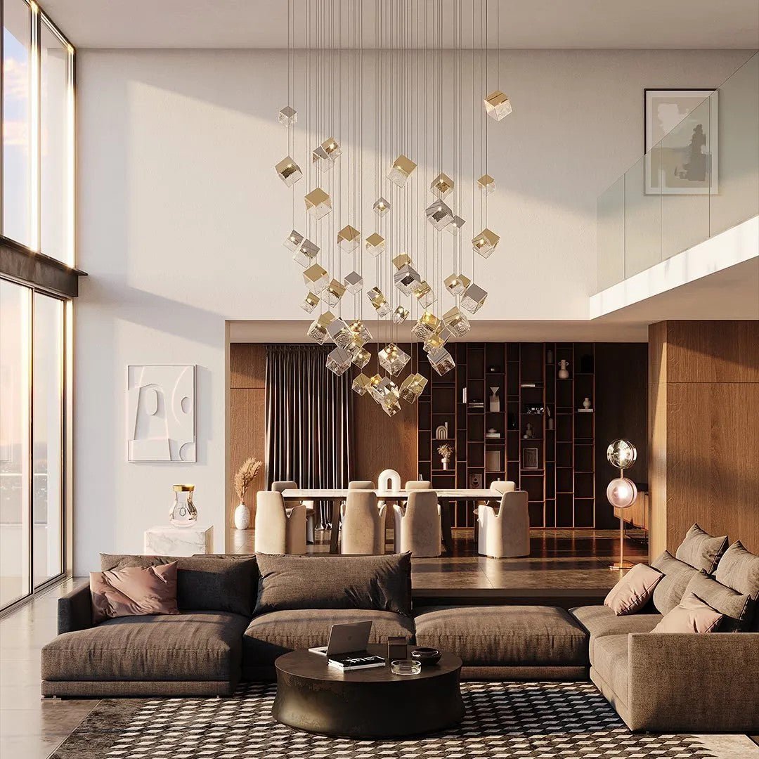 Prismatic Vapor Chandelier