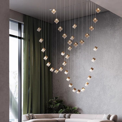 Prismatic Vapor Chandelier