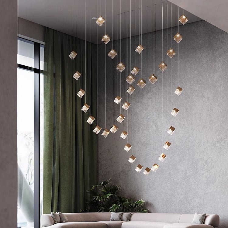 Prismatic Vapor Chandelier