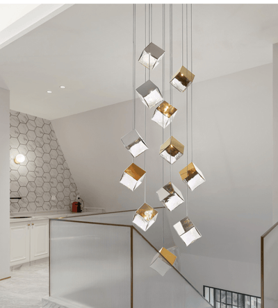 Prismatic Vapor Chandelier
