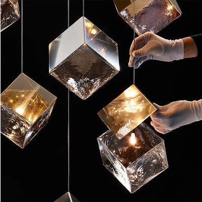 Prismatic Vapor Chandelier