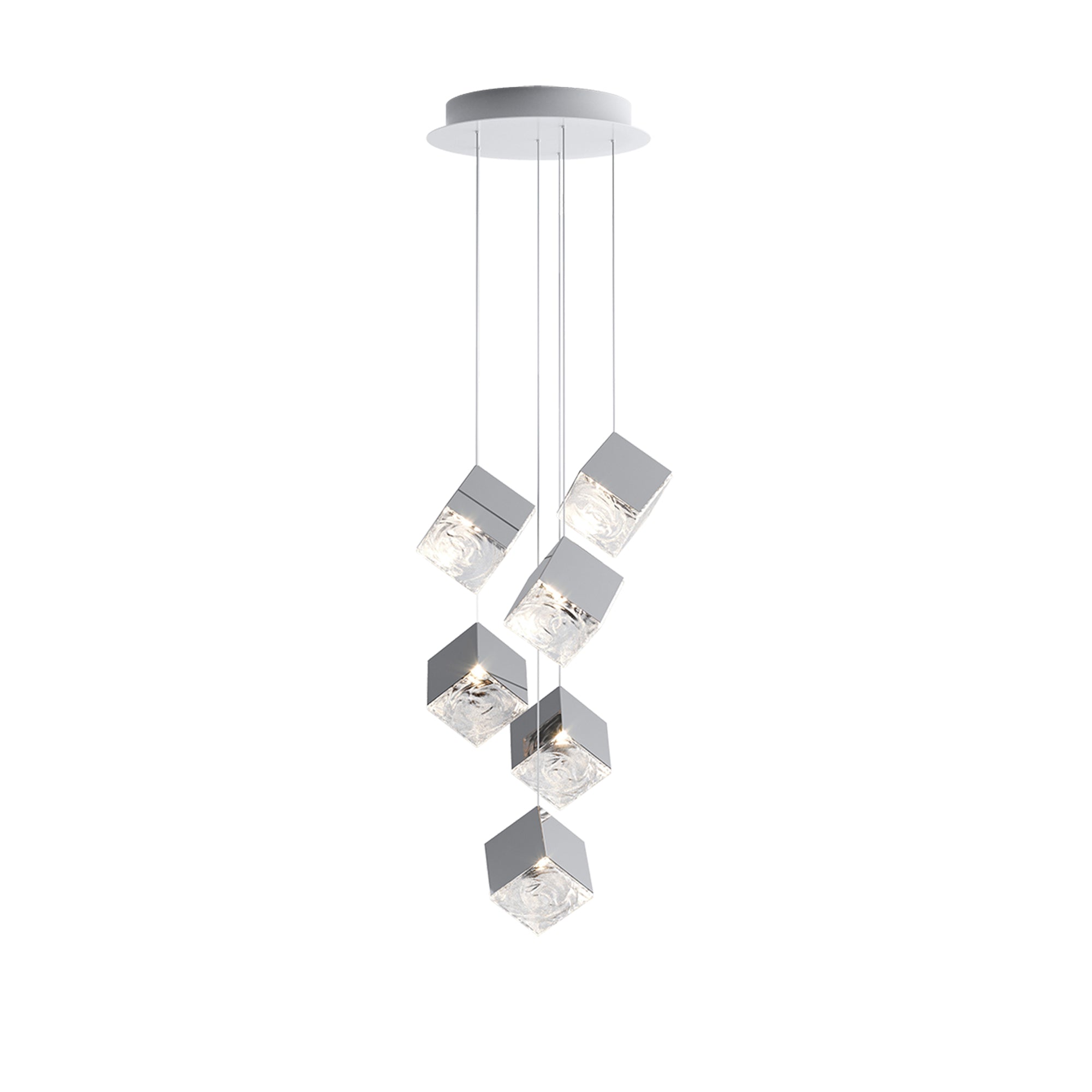 Prismatic Vapor Chandelier