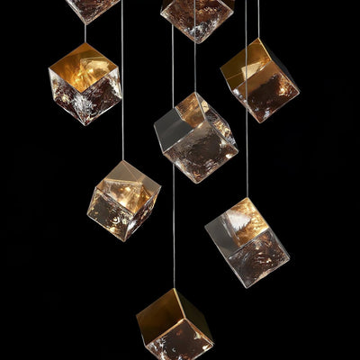 Prismatic Vapor Chandelier