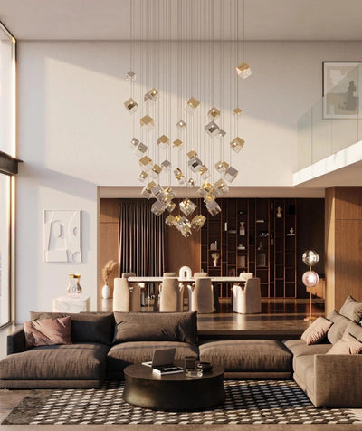 Prismatic Vapor Chandelier