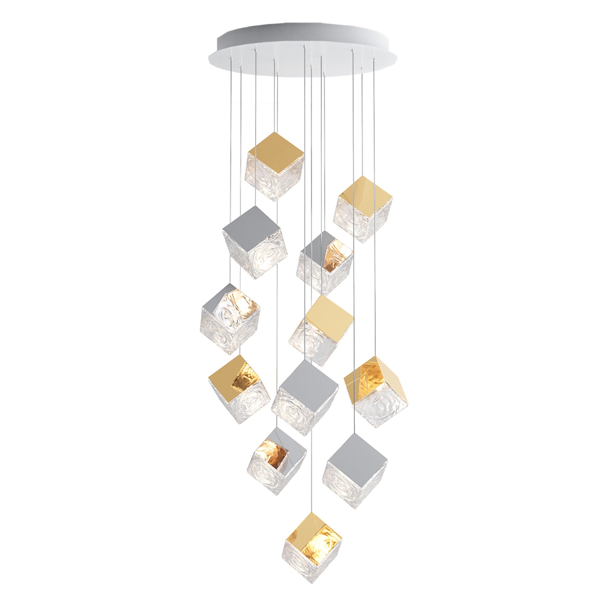 Prismatic Vapor Chandelier