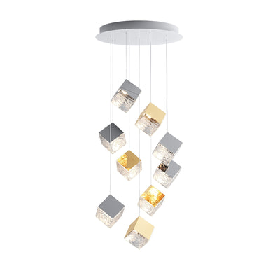 Prismatic Vapor Chandelier