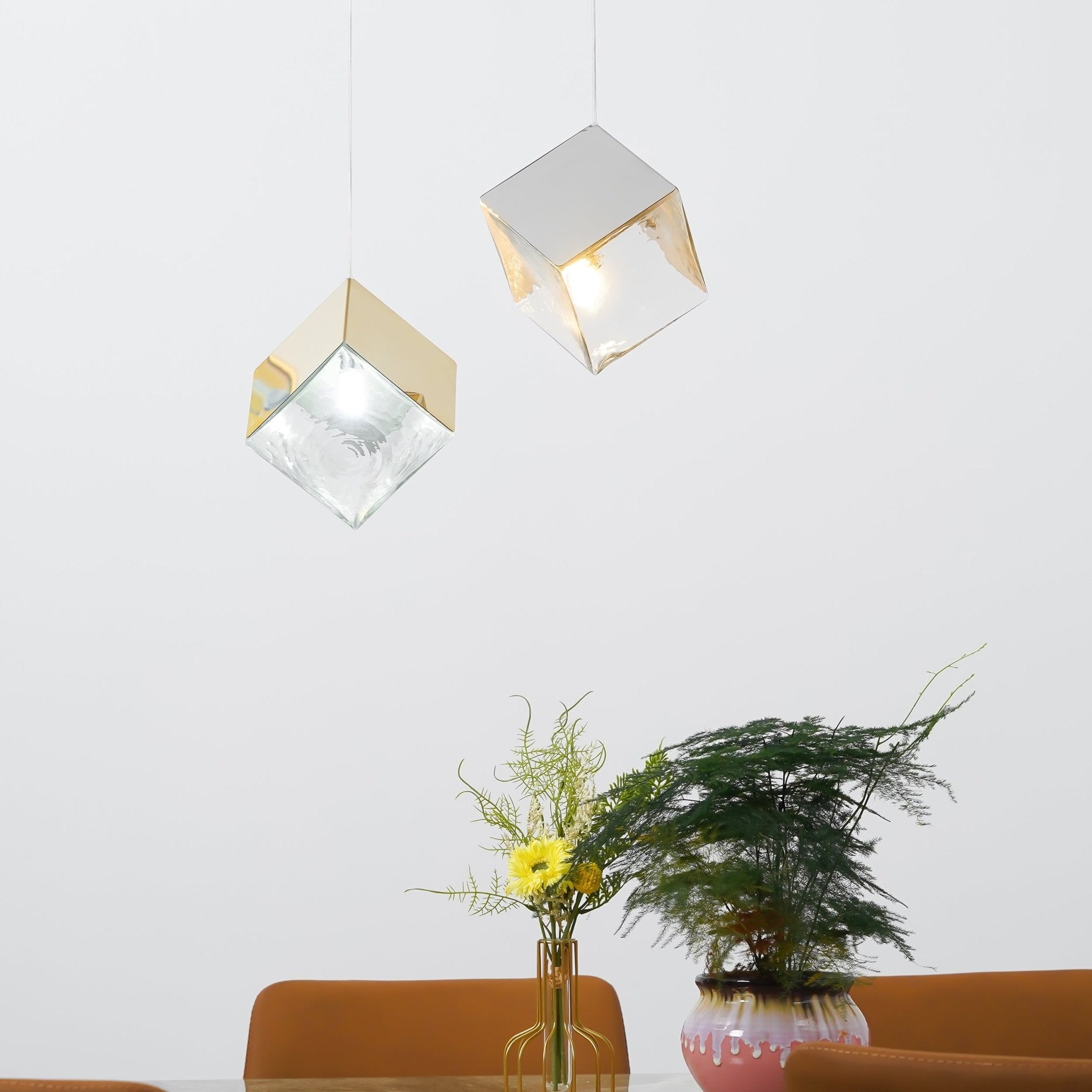 Prismatic Vapor Chandelier