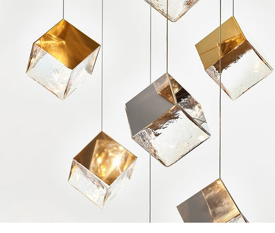 Prismatic Vapor Chandelier