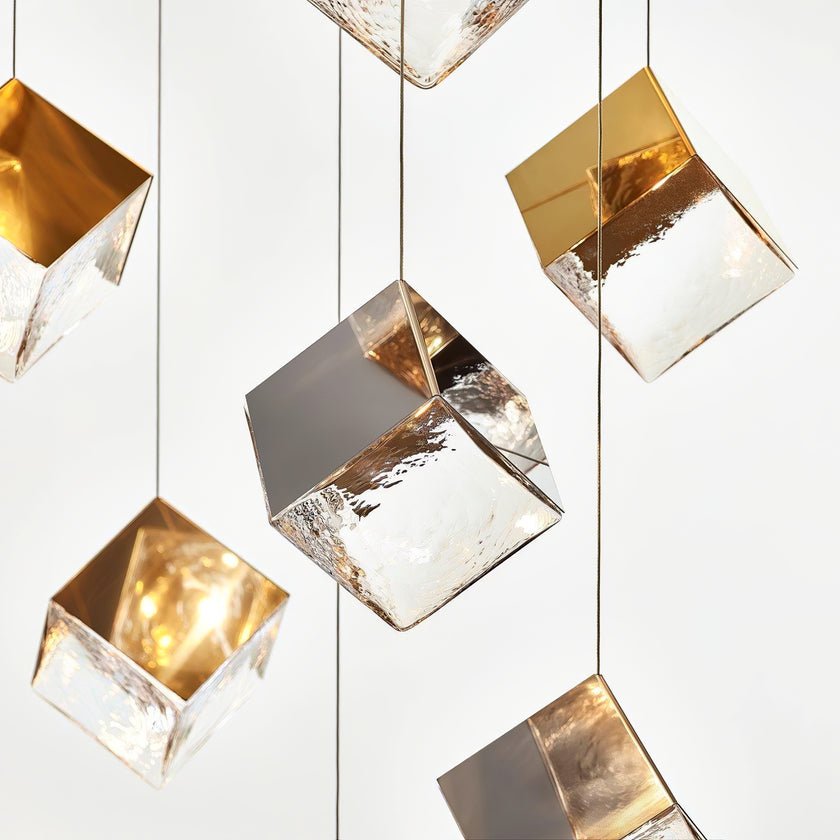 Prismatic Vapor Chandelier