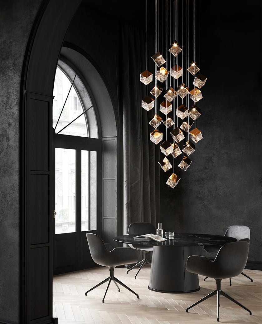 Prismatic Vapor Chandelier