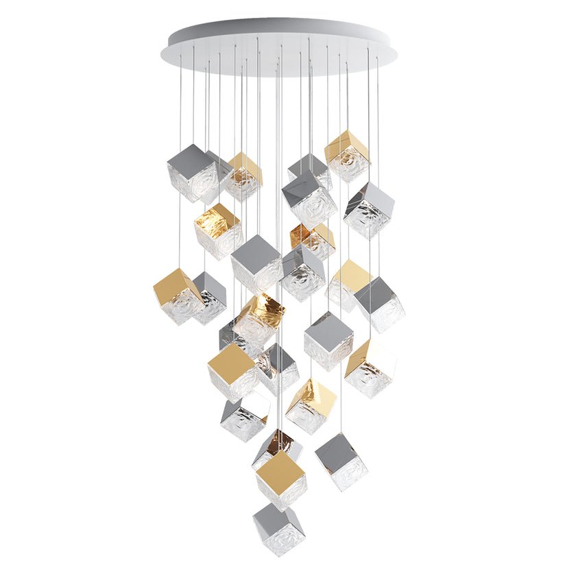 Prismatic Vapor Chandelier