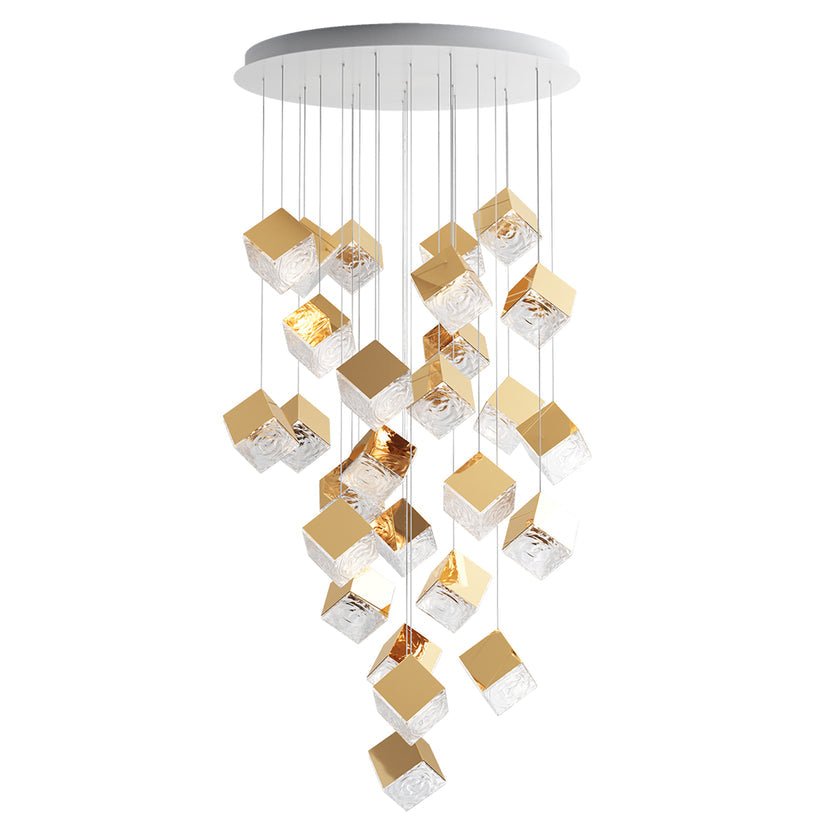 Prismatic Vapor Chandelier