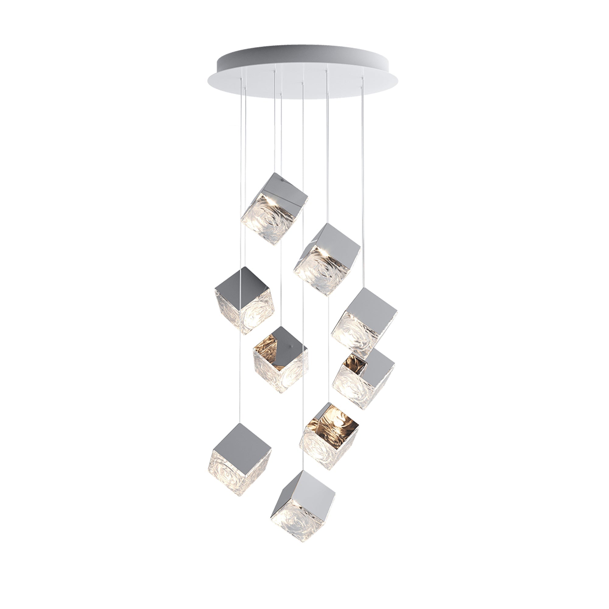 Prismatic Vapor Chandelier