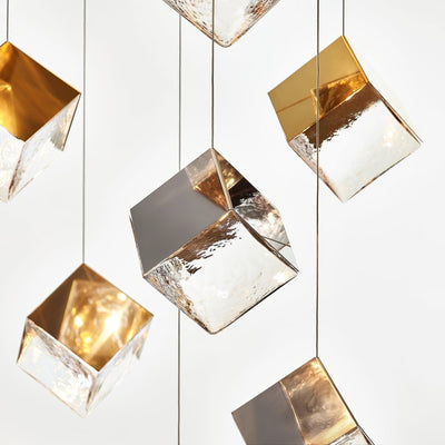 Prismatic Vapor Chandelier