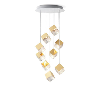 Prismatic Vapor Chandelier