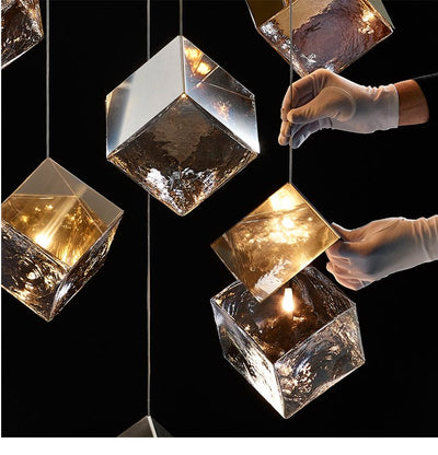 Prismatic Vapor Chandelier